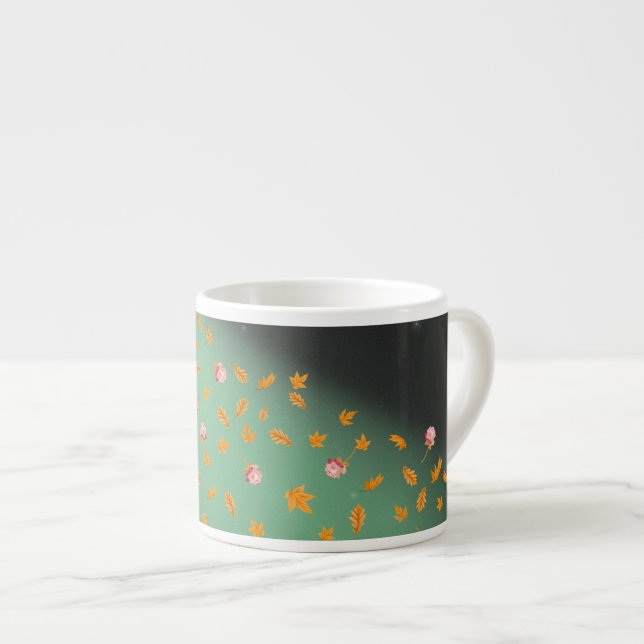 Höst löv och ro espressomugg (Framsida höger)