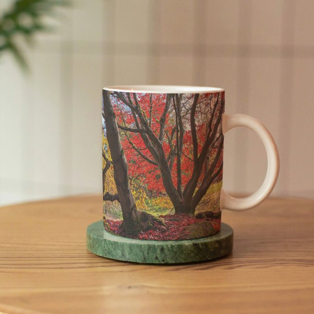 Höst löv och Träd liggande Kaffemugg (In Situ Coaster)