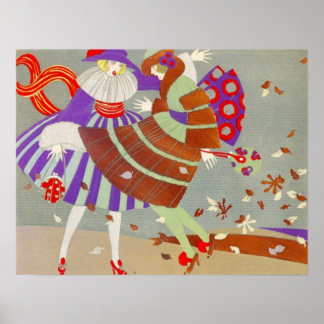 HÖST LÖV OCH VIND/MODE KOSTUMENTFORMGIVARE POSTER (Framsidan)