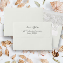 HÖST LÖV ÖSTERN BRÖLLOP ENVELOPE