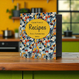 Höst löv på Binder för blå recept - Anpassade