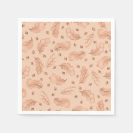 Höst löv pappersservett