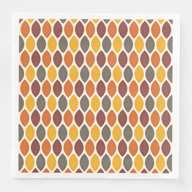 Höst löv pappersservett (Framsida)