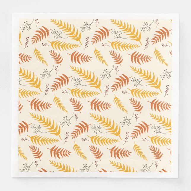 Höst löv pappersservett (Framsida)