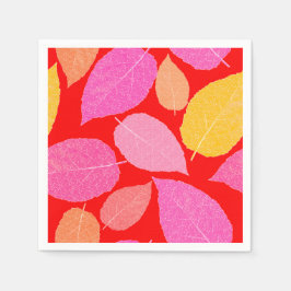 Höst löv pappersservett