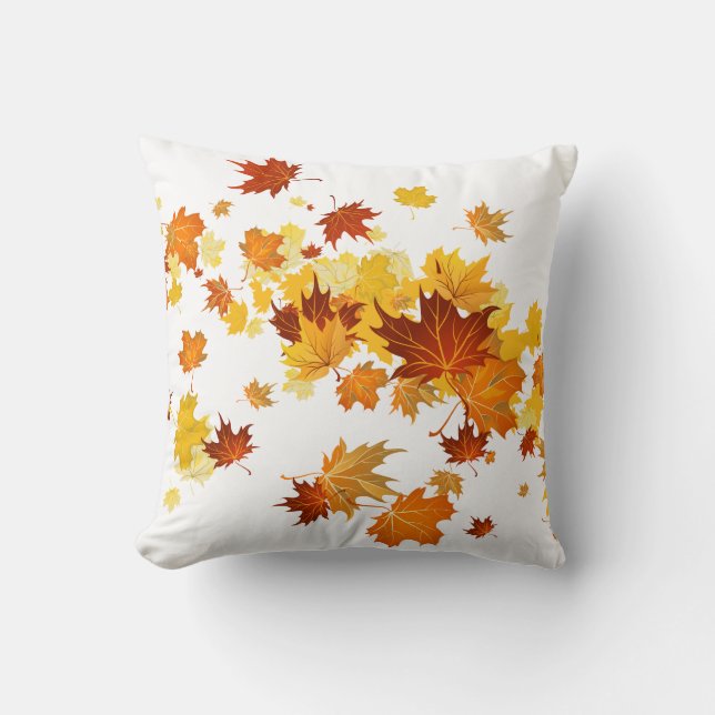 Höst löv Pillow Kudde (Framsida)