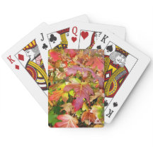 "Höst löv Pluteringskort