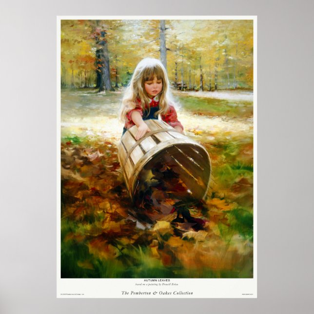 Höst löv poster (Framsidan)