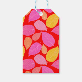 Höst löv presentetikett