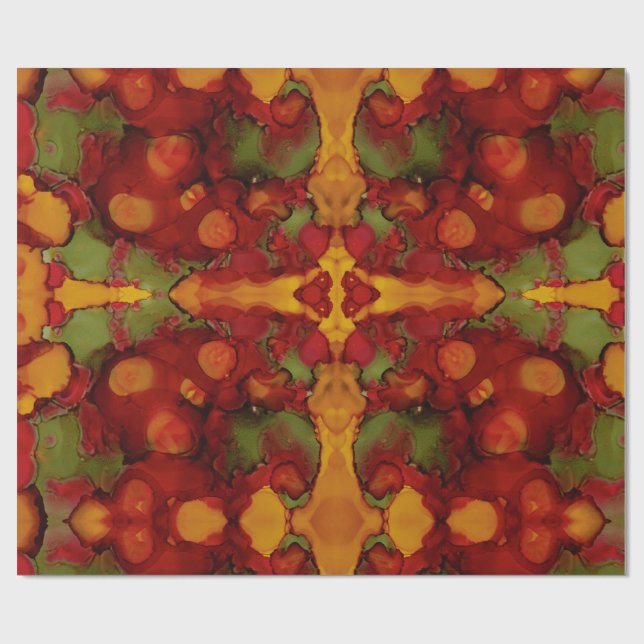 Höst löv presentpapper (Platt)