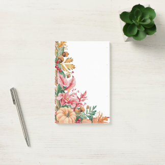 Höst löv & Pumpkin Cheer Post-it Block