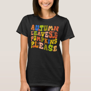 HÖST LÖV & PUMPKINS PLEASE Fall Season Graphi T Shirt