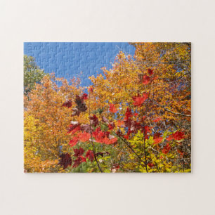 Höst löv puzzel pussel