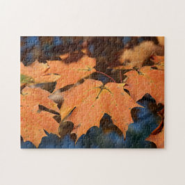 Höst löv Puzzle Pussel