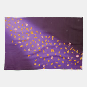 Höst löv & Ro Blue Tea Towel Kökshandduk