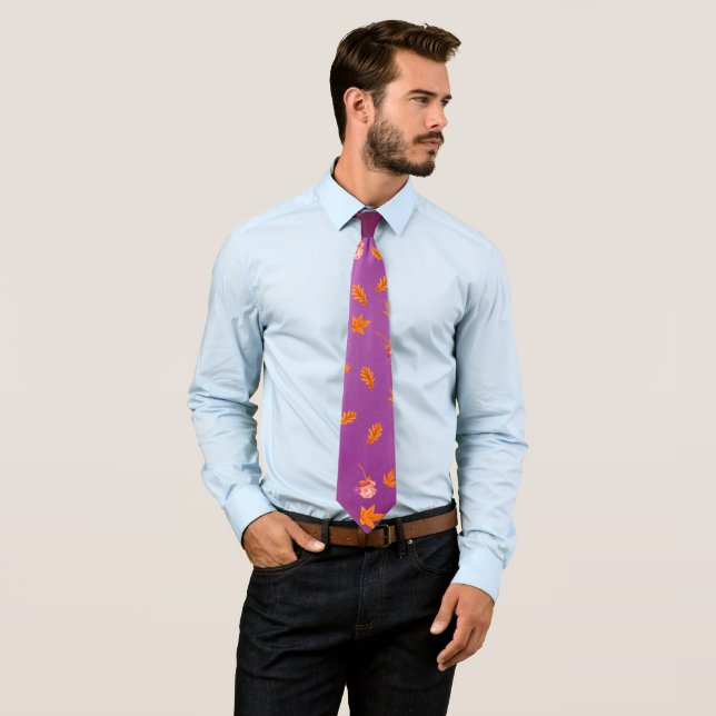Höst löv & Ro Neck Tie Slips (In Situ)