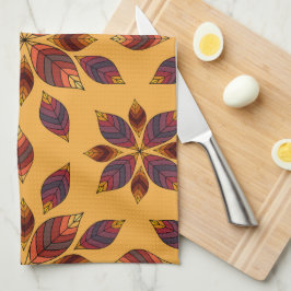 höst löv Rosette Kökshandduk