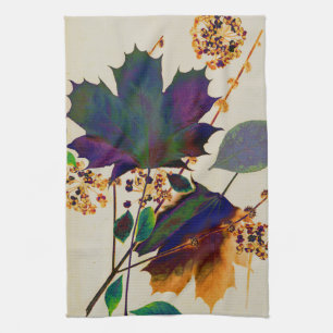 Höst löv Royal Färg Kitchen Towel Kökshandduk