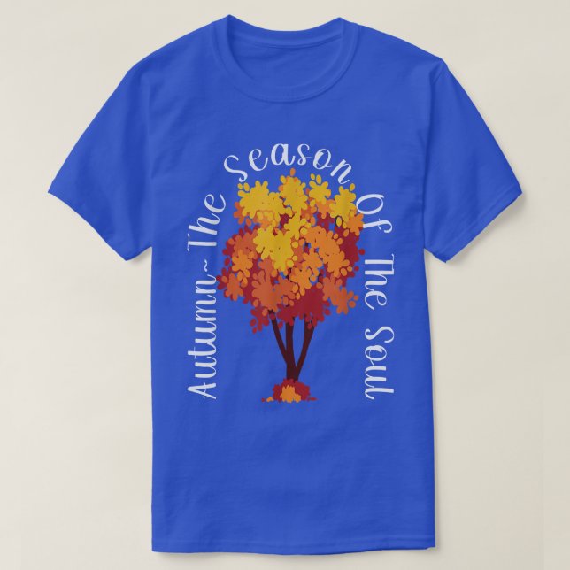Höst löv-säsong vid södra Fall Träd Löv T Shirt (Design framsida)