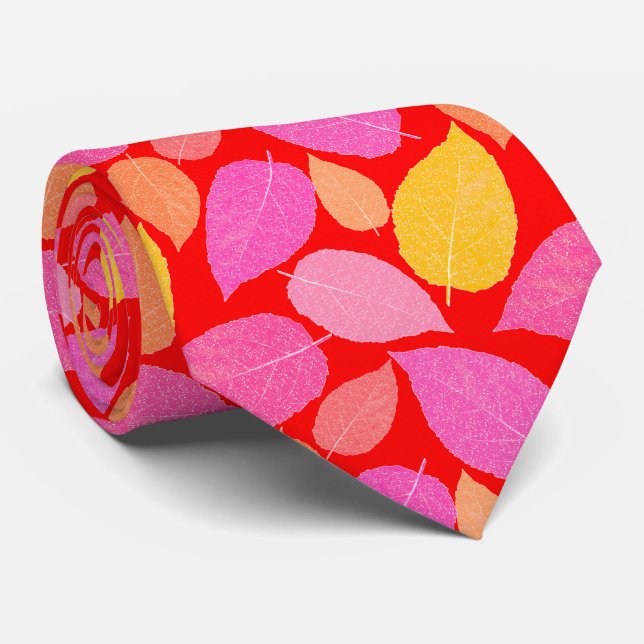 Höst löv slips (Rullad)