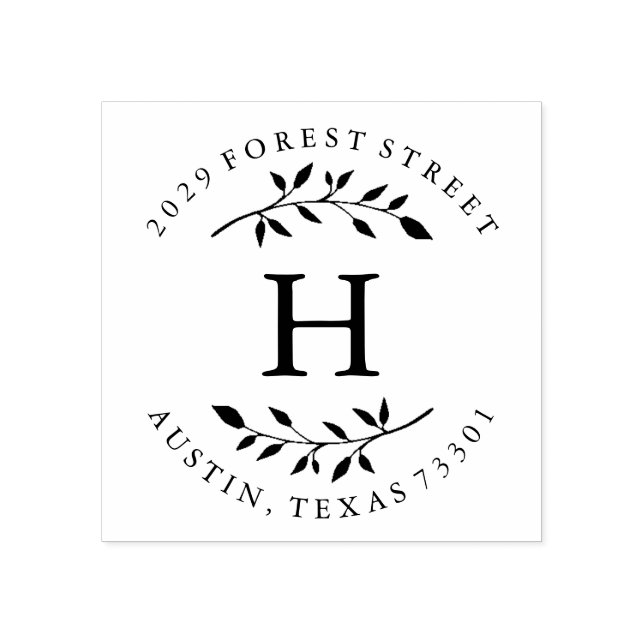 Höst löv stämpel (Tryck)