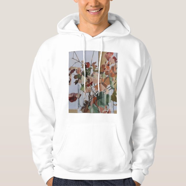 Höst löv sweatshirt med luva (Framsida)
