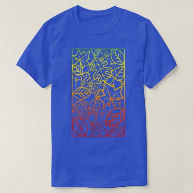Höst löv t shirt (Design framsida)