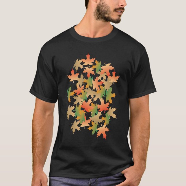 Höst löv t shirt (Framsida)