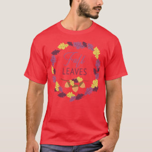 Höst löv t shirt
