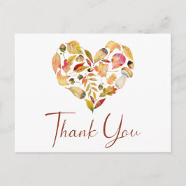 Höst löv Tack vykort