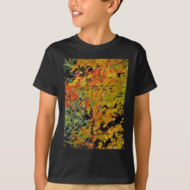 Höst löv tee shirt (Framsida)