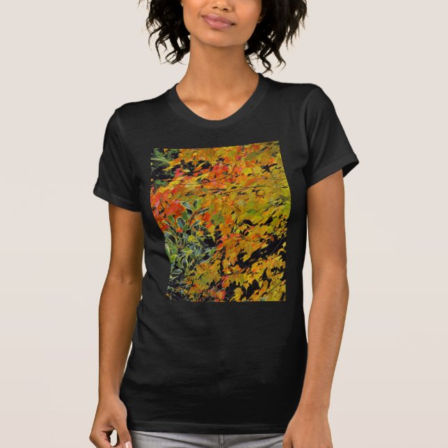 Höst löv tee shirt (Framsida)