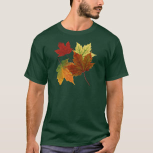 Höst löv tee shirt