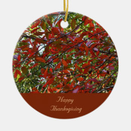 Höst löv Thanksgiving Ornament
