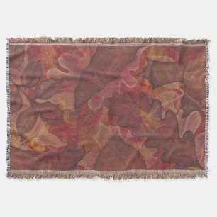 Höst löv Throw Blanket Filt