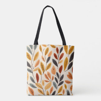 Höst löv Tote Bag | Fallinspirerad Tygkasse