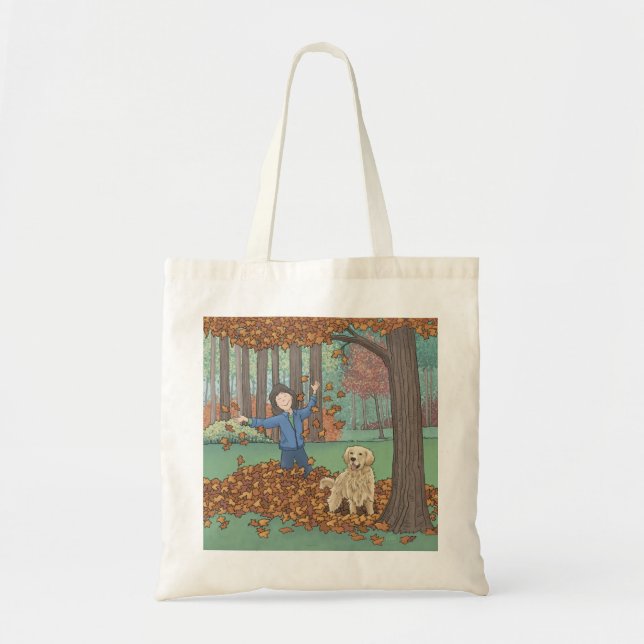 Höst löv Tote Bag Tygkasse (Framsidan)