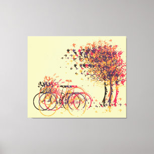 Höst löv Träd #3 Canvastryck