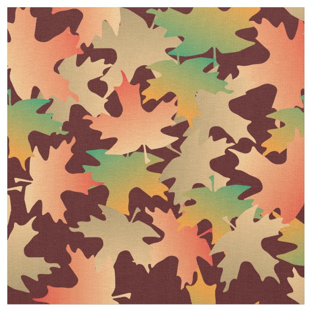 Höst löv tyg (Närbild)