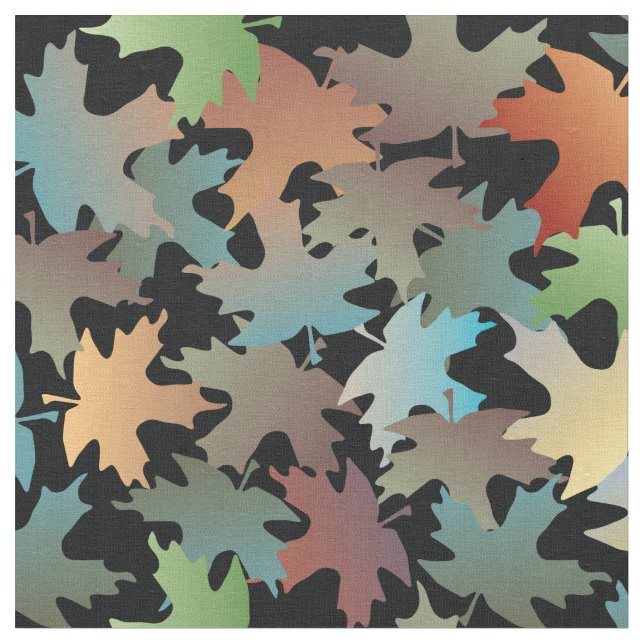 Höst löv tyg (Närbild)