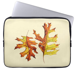 Höst löv Vacker Nature Watercolor Art Laptop Sleeve