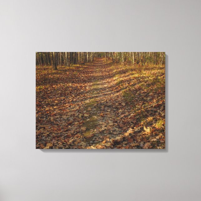 Höst löv väggkonst canvastryck (Framsida)