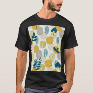 Höst löv, vintage, sömlös mönster. t shirt