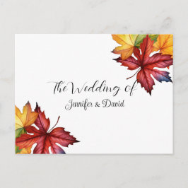 Höst löv vykort för OSA