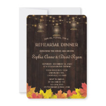 Höst löv Wood Old Lanterners REHEARSAL DINNER