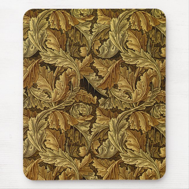 Höst lövWilliam Morris mönster Musmatta (Framsidan)