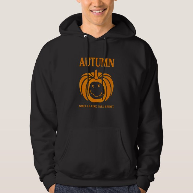 Höst Lukter Som Höstanda Kläder Hoodie (Framsida)
