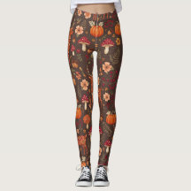 Höst Mönster Leggings
