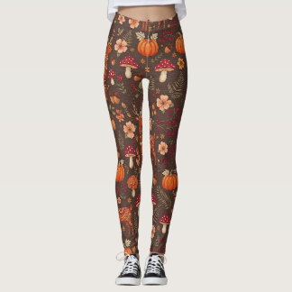 Höst Mönster Leggings