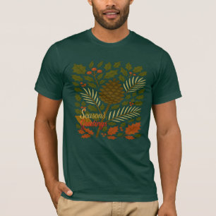 Höst- och vintersemester Säsongens hälsningar T Shirt